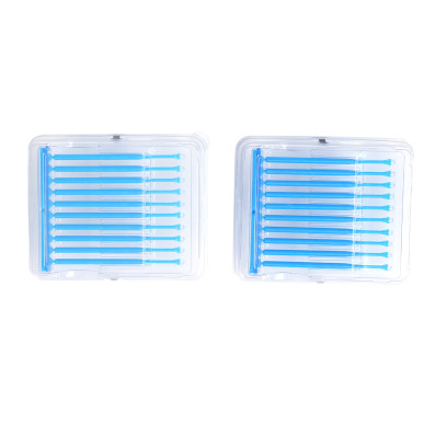 Applicateur microbrush avec embout adhésif