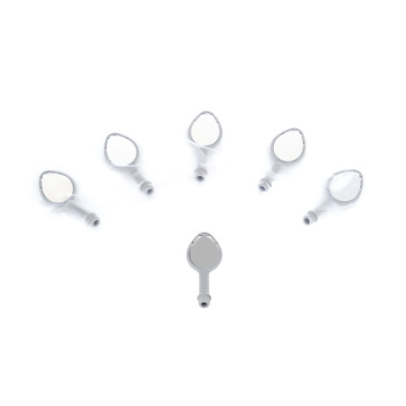 miroir dentaire aspirant