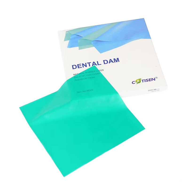 Feuilles de digue dentaire – boîte de 36 feuilles