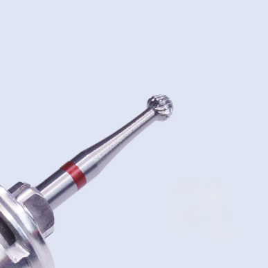 fraise  carbure de tungstène ( cross cut fine ) L: 2mm et diam: 2,3