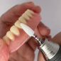 fraise avec  revêtement zircone pour acrylique, PMMA L: 14,5 et D: 6mm