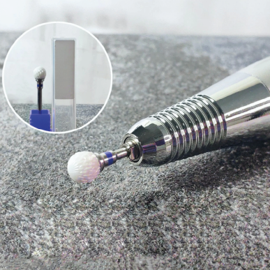 fraise boule avec revêtement zircone pour acrylque, PMMA L:3,5 D:4