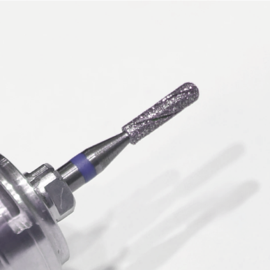 fraise diamantée grain medium pour céramique, acrylique avec système de refroidissement   L:7mm et D:1.6