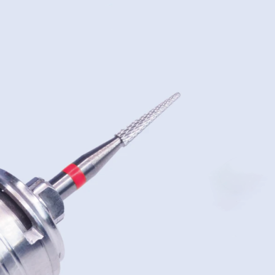 fraise en carbure de tungstène, cross cut fine L:8mm et diam: 1,6