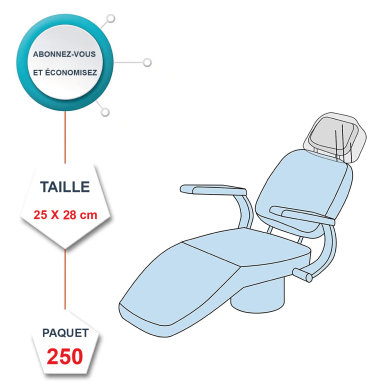 protection tétière fauteuil dentaire