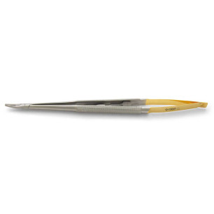 Pince à suture Castroviejo 18 cm courbée – Microchirurgie dentaire et médicale