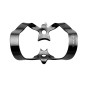 Clamps incisive Noir